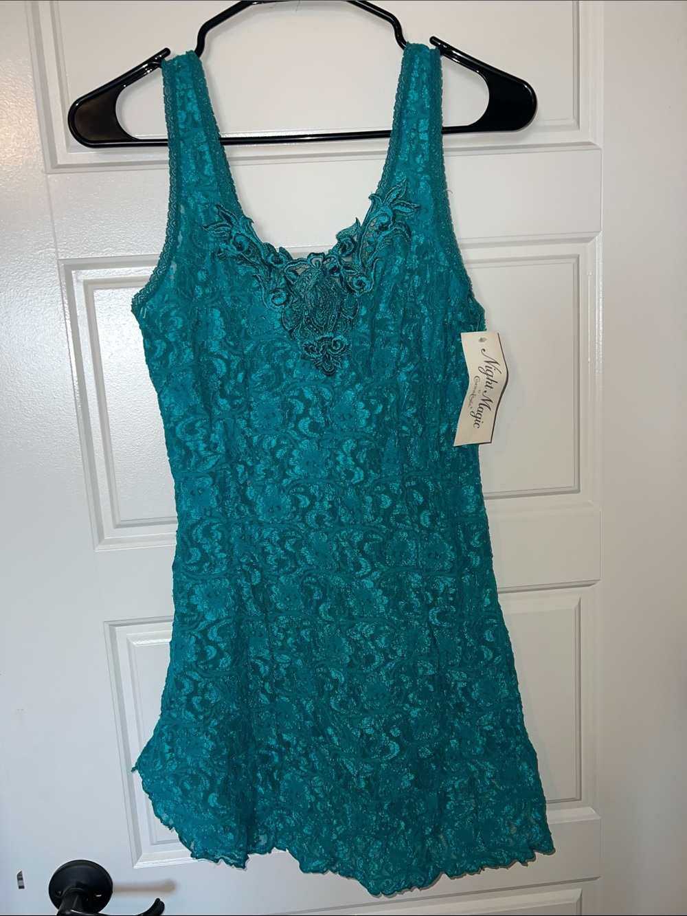 Nightgown Lace Chemise - Teal by